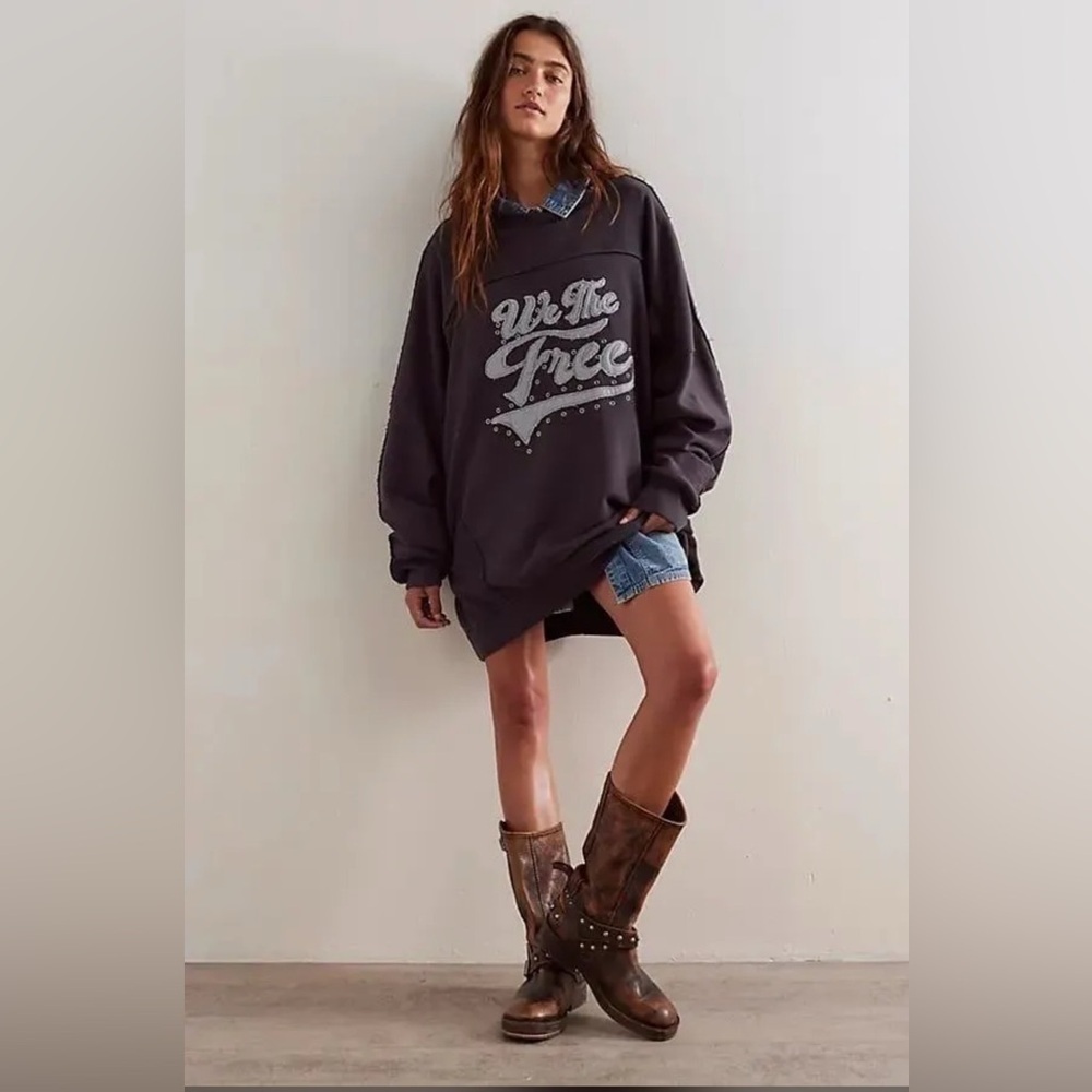 Free People We The Free What A Stud Sweatshirt M NWOT